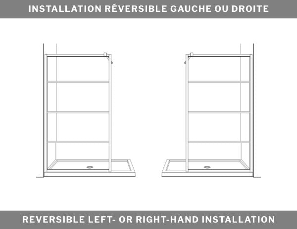 79" Shower screen Latitude Collection