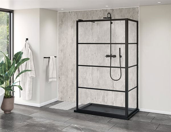 79" Corner Fixed Shower Screens Latitude Collection
