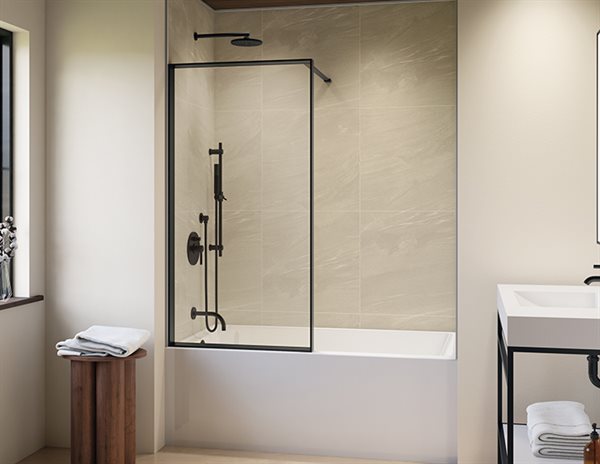 Fixed Bathtub Screen Vespero Collection