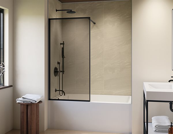 Fixed Bathtub Screen Vespero Collection