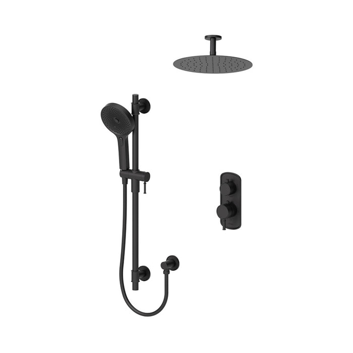 T-BOX ceiling shower set, 2 functions, Alyss Collection