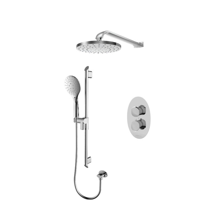 Shower kit T-box 2-function Fluvia Collection