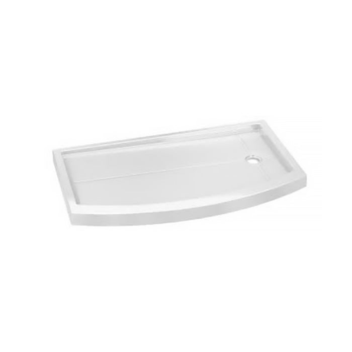 60" x 32" Curved Shower Base Banyo Collection