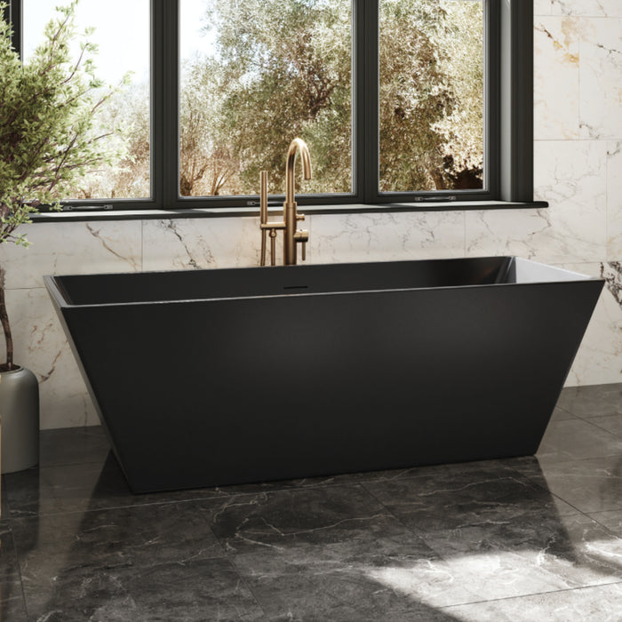 Bain autoportant Calando noir