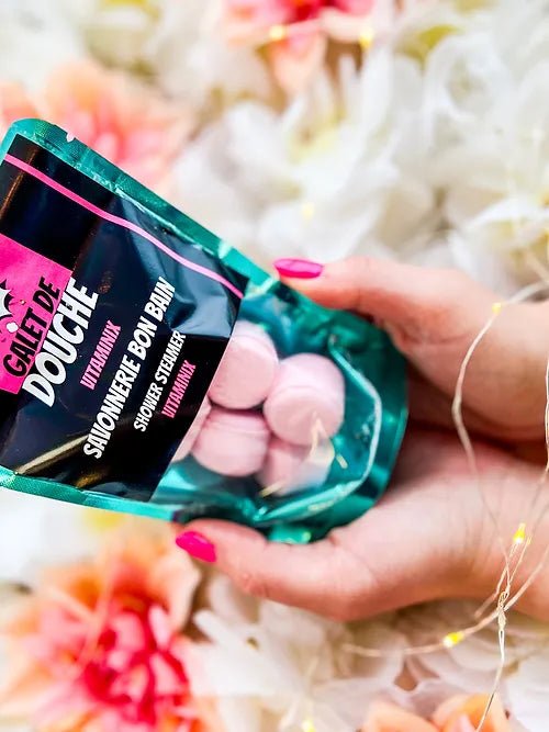 Shower Pebbles Vitaminix Pink 7580gr BON BAIN — Plomberie Mascouche