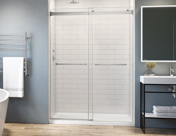 79" Chrome/Clear Alcove Sliding Shower Door Gemini PROMO
