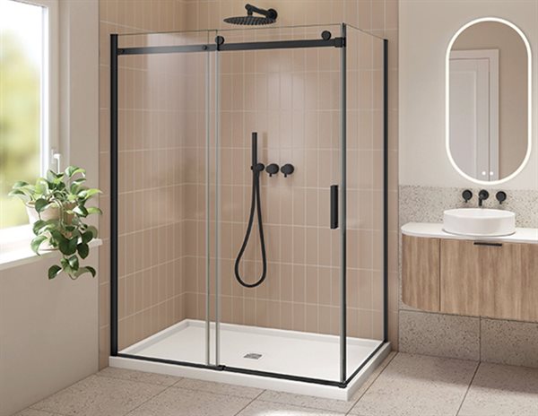 2-sided shower door 86" Horizon Collection