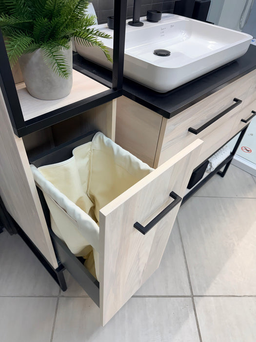 DÉMO Vanité avec piètement Collection Sélection Fuzion métal