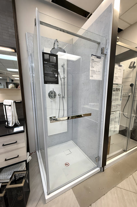 Shower door and base set + faucet DEMO