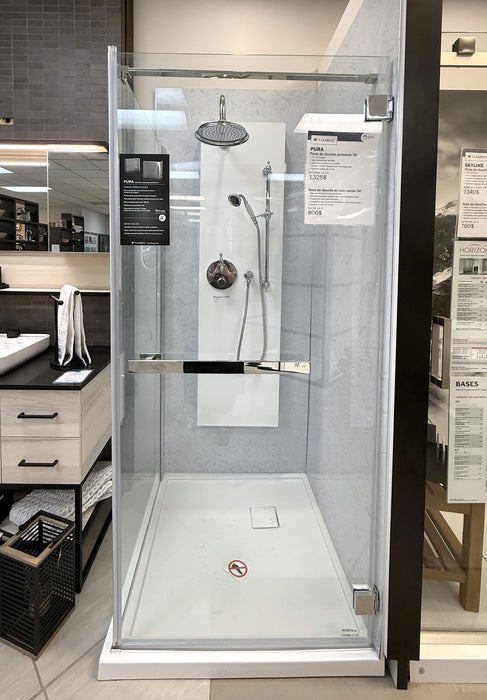 Shower door and base set + faucet DEMO