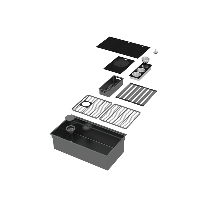 Évier Integrato 31" avec accessoires