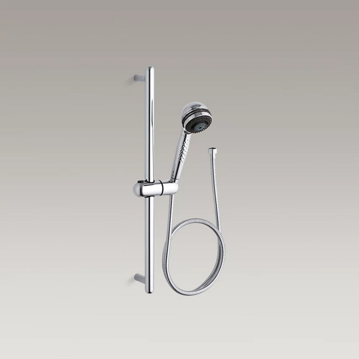 Douchette sur rail chrome