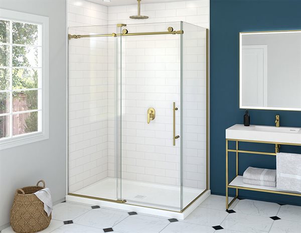Portes de douche coulissantes 2 cotés 79" Collection Select K2