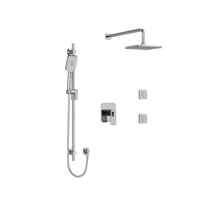 3-way shower faucet set with 2 body sprays Equinox Collection