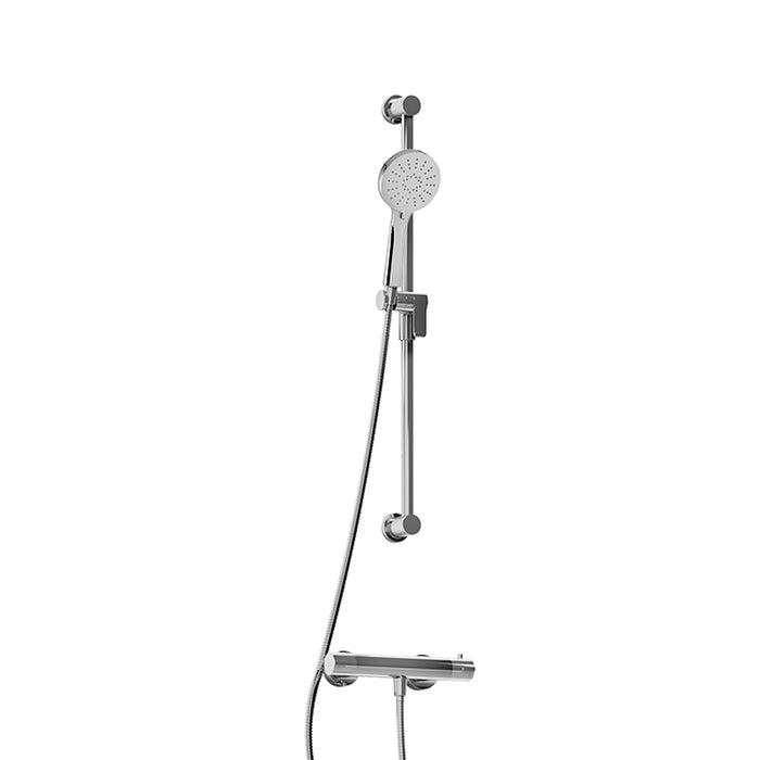 Thermostatic shower set KIT4077 chrome