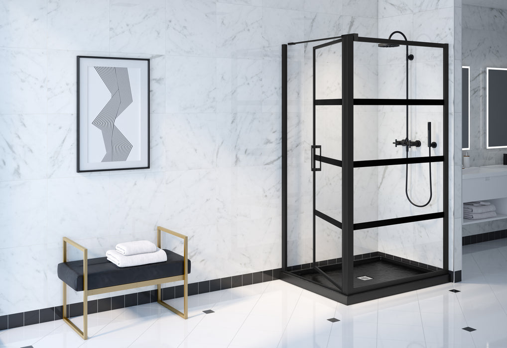 Porte de douche à pivot Cube 79" Collection Latitude