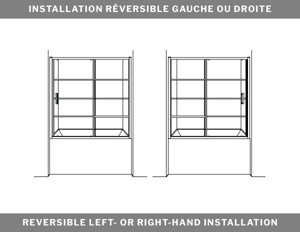 66" Sliding Bath Door Latitude Collection 