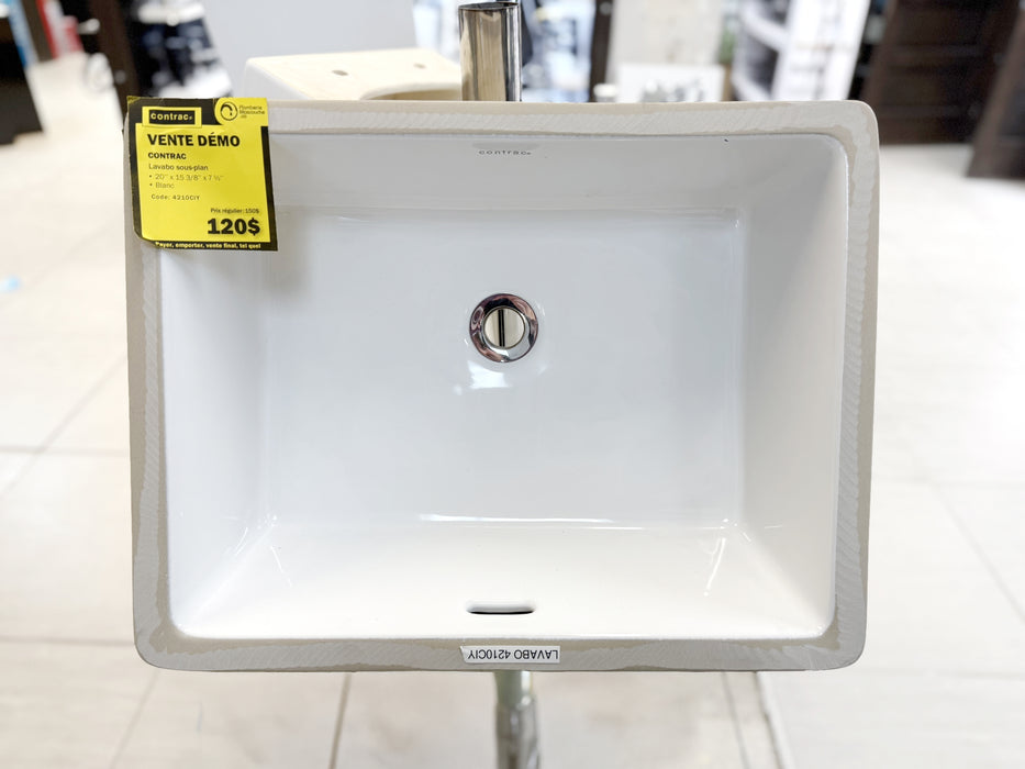 Undermount sink Contrac DEMO