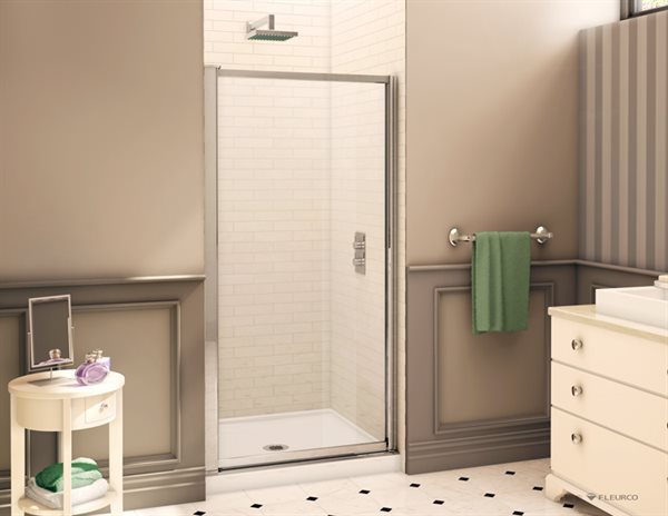 Montreal Collection 65" Alcove Pivot Shower Door
