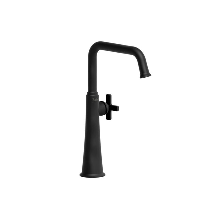 Matte Black Square Spout High Sink Faucet Momenti Collection