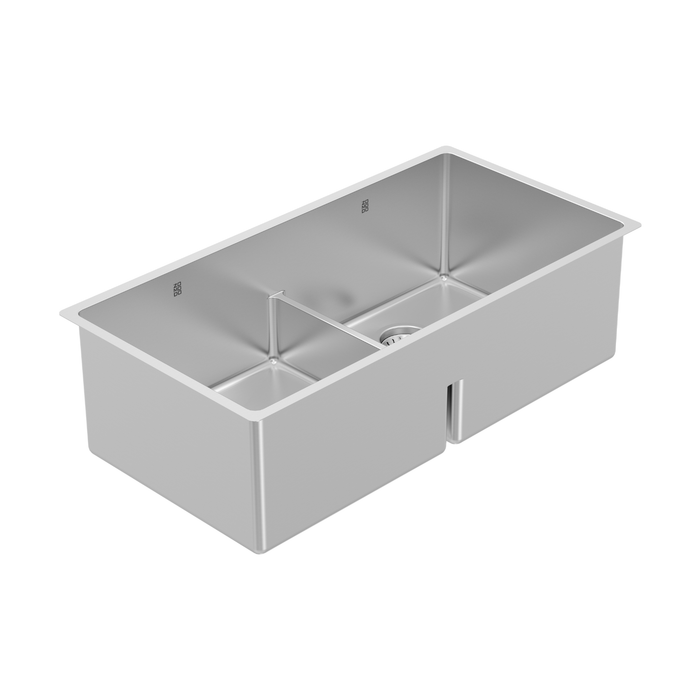 Évier de cuisine double à diviseur bas sous plan Collection Montego