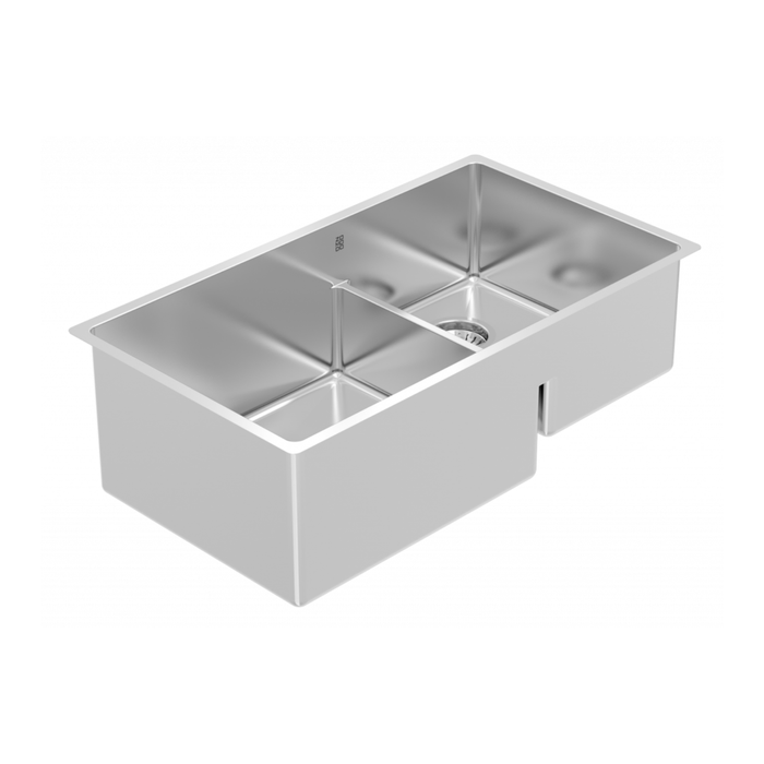 Évier de cuisine double à diviseur bas sous plan Collection Montego