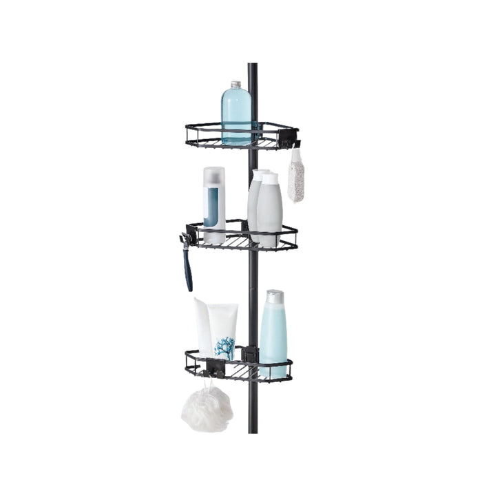 Tension Pole Shower Caddy Metropolitan Collection 