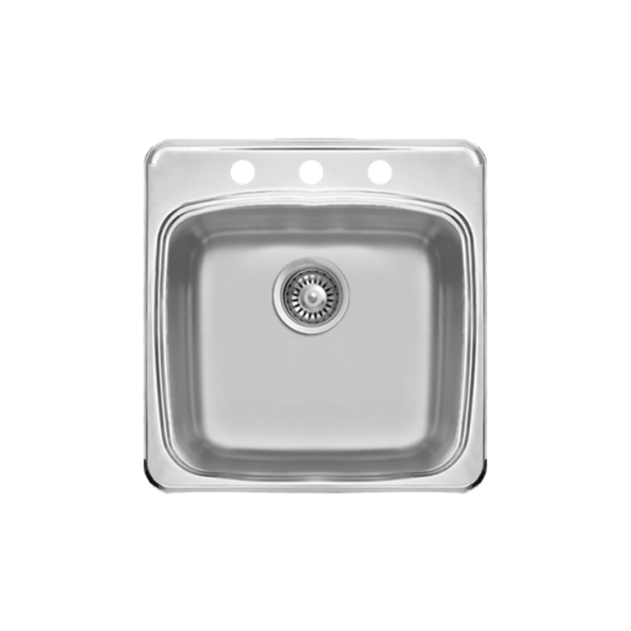 Évier de cuisine simple sur plan Collection Napoli