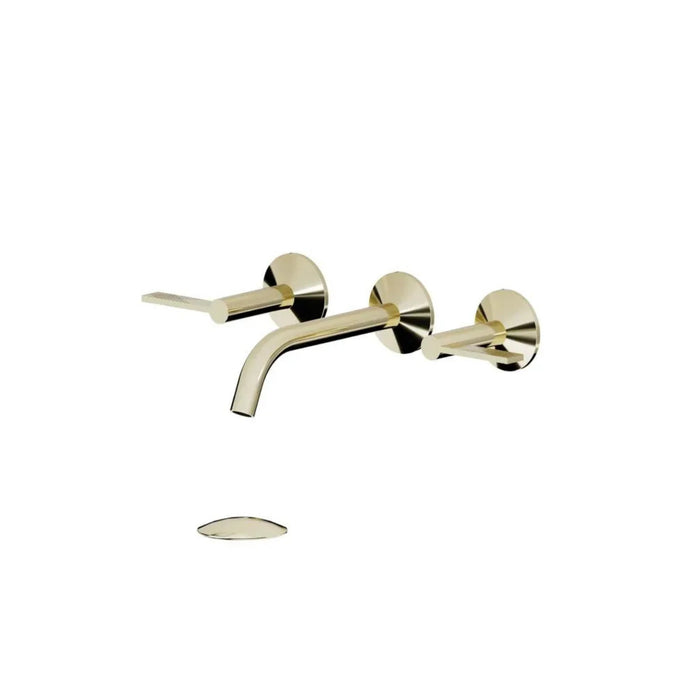 Robinet de lavabo mural avec drain 2 poignées Collection Paloma
