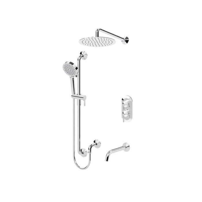 Ensemble Robinet de bain/douche thermostatique 3 voies Collection Paloma