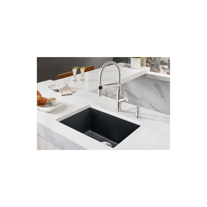 Évier de cuisine Blanco PRECIS 24 sous plan à cuve simple en SILGRANIT