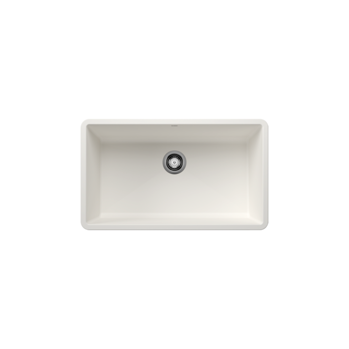 Évier de cuisine Blanco PRECIS U Super Single sous plan en SILGRANIT
