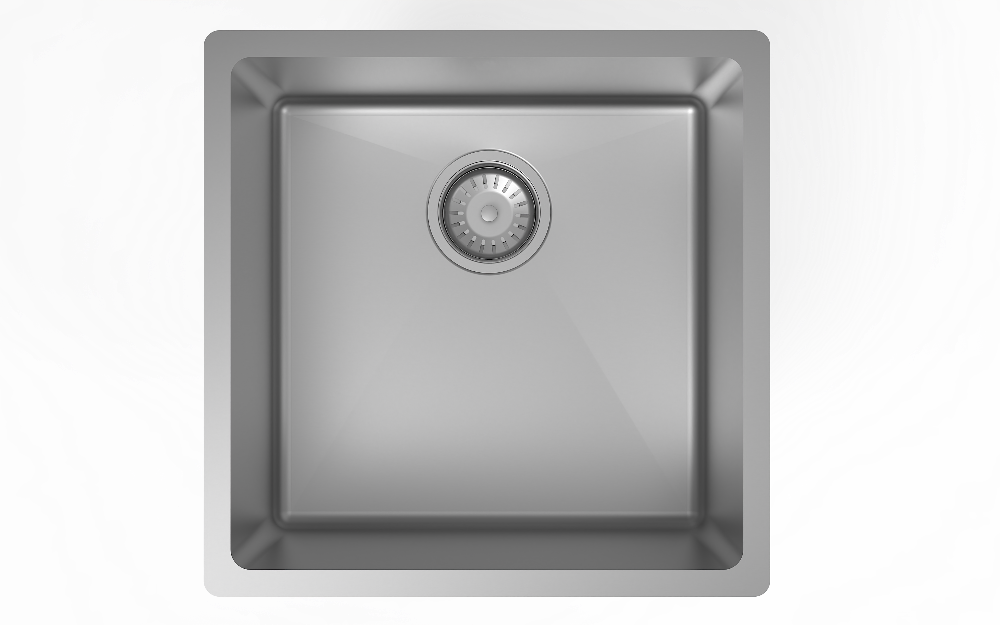 Ensemble d’évier de cuisine simple Platinum Sonix 17"