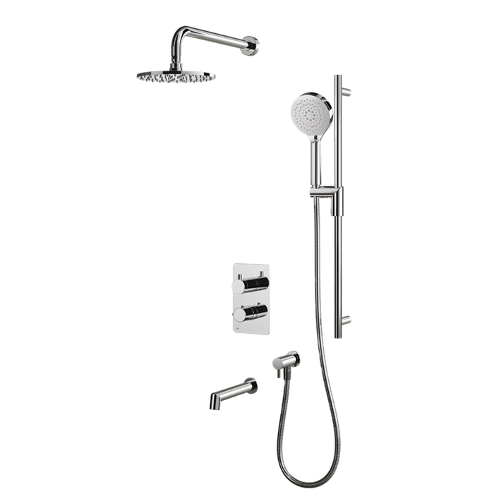 Ensemble de bain/douche thermostatique 1/2" Collection Moon