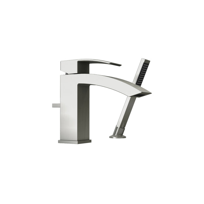 Robinet de bain 2 pièces Nickel Brossé Collection FALL