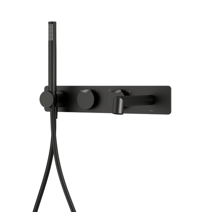 Robinet de bain mural avec douchette Collection Moon