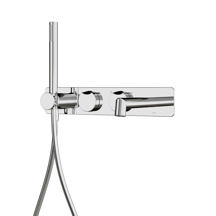 Robinet de bain mural avec douchette Collection Moon