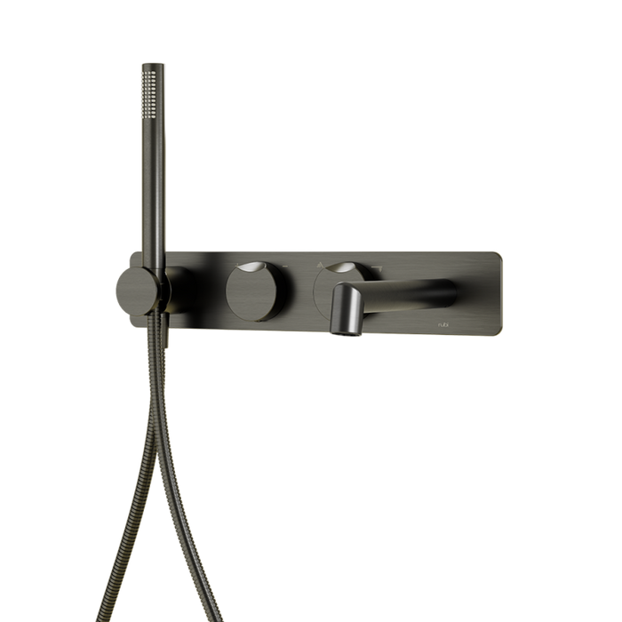 Robinet de bain mural avec douchette Collection Moon