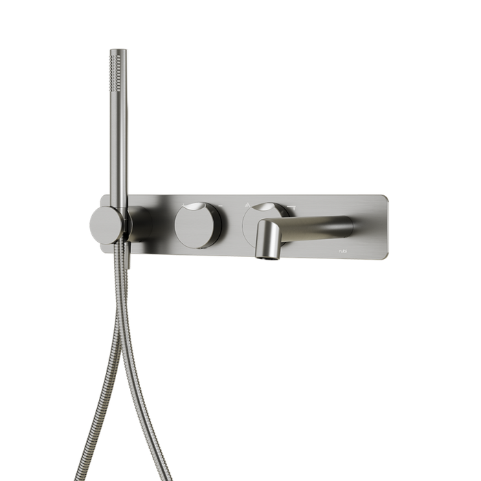 Robinet de bain mural avec douchette Collection Moon