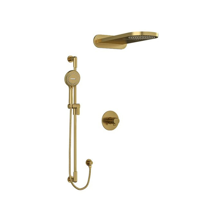 Robinet de douche Or Brossé Collection Parabola DEMO