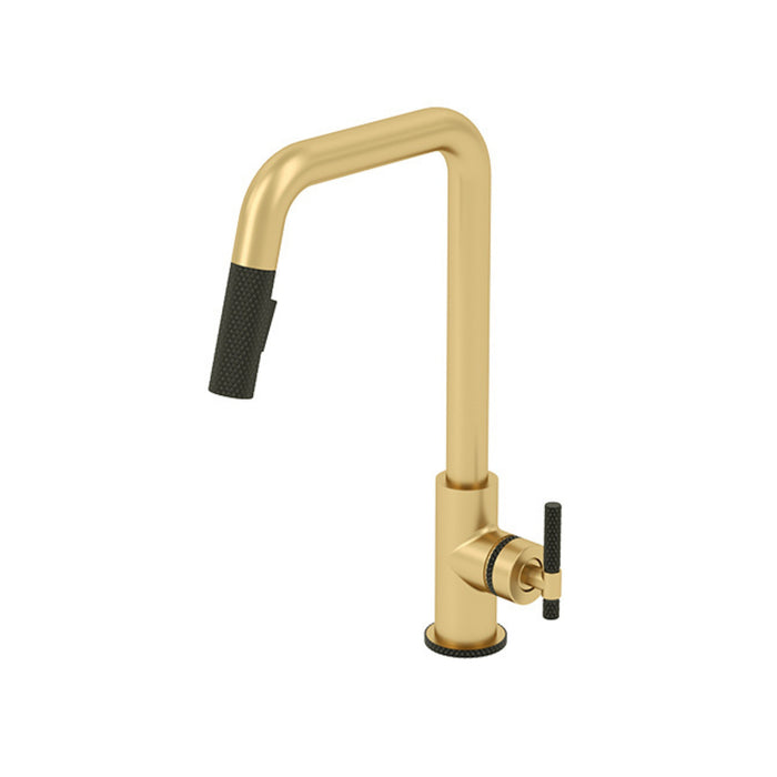 Square kitchen faucet with 2-function pull-out spray Bellacio-C Collection