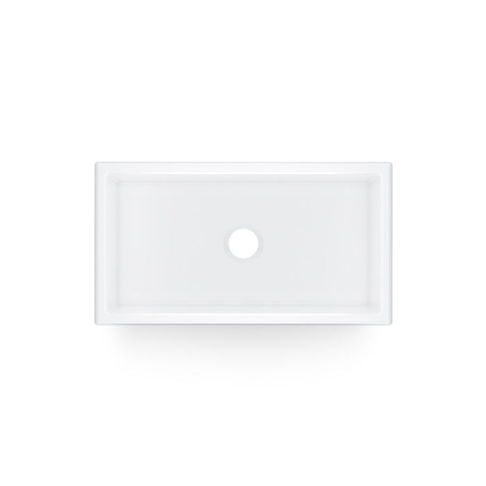 Évier de cuisine Shaker classique en argile réfractaire 33"