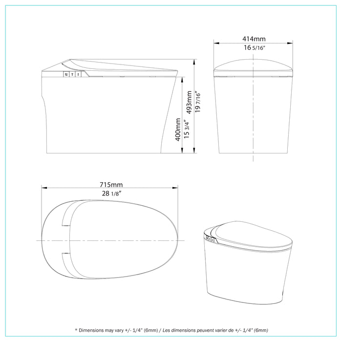 Toilette intelligente Stelle