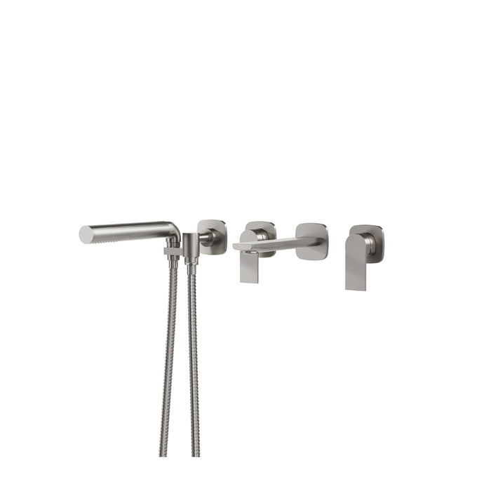 Wall-mounted bath faucet with hand shower TMR PLUS Collection