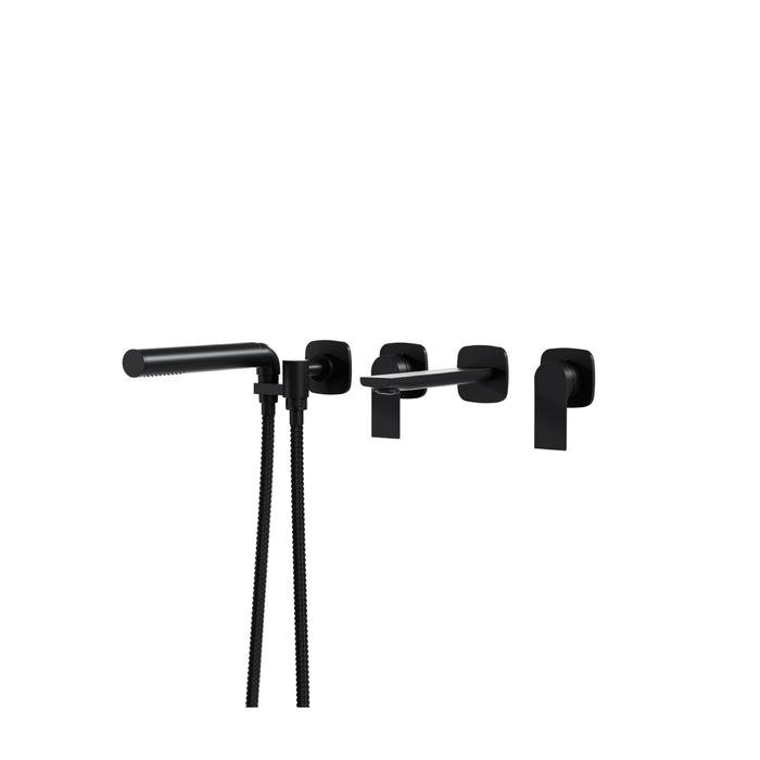 Wall-mounted bath faucet with hand shower TMR PLUS Collection