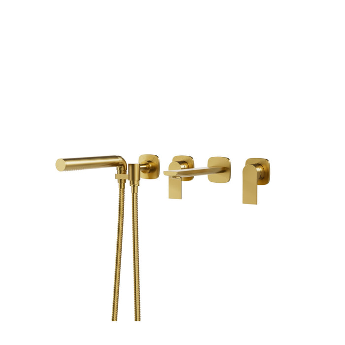 Wall-mounted bath faucet with hand shower TMR PLUS Collection