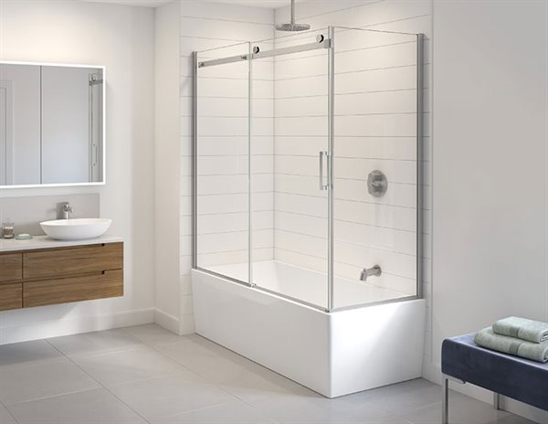 66" 2-sided bath door Horizon Collection