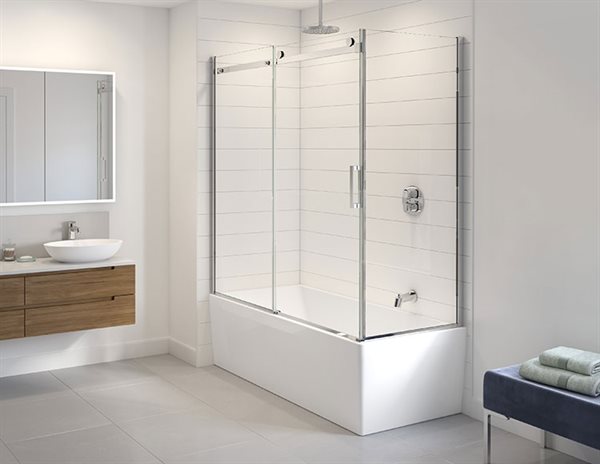 66" 2-sided bath door Horizon Collection
