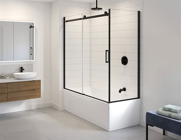 66" 2-sided bath door Horizon Collection
