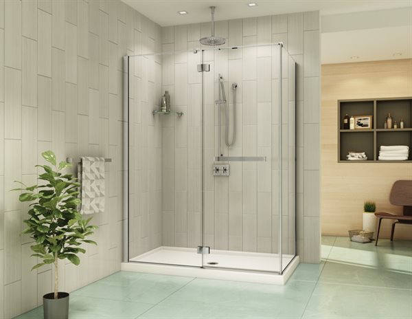 2-sided shower door Pura Collection